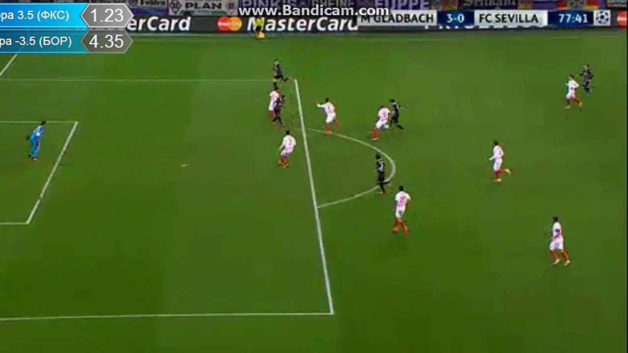 Borussia Mönchengladbach - Sevilla FC 3-0 Raffael