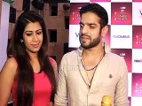 Yeh Hai Mohabbatein Fame Karan Patel(Raman) With Wife At 14th Indian Telly Awards Pre Party 2015