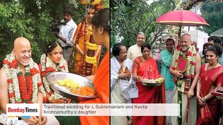 L Subramaniam ,Kavita Krishnamurthy’s Daughter Bindu Subramaniam Marriage