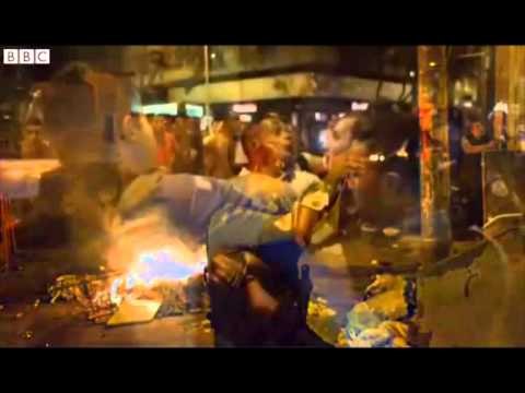 PROTESTA NE RIO DE JANEIRO SITUATE E NDERE NE VENDIN KU DO TE LUHET KUPA E BOTES LAJM