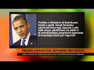 Obama garanton Japoninë për ishujt - Top Channel Albania - News - Lajme