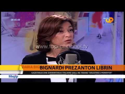 Bignardi prezanton librin - Top Channel Albania - News - Lajme
