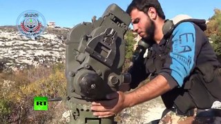 FSA video claims Russian helicopter hit with US-made TOW missile near Su-24 crash site