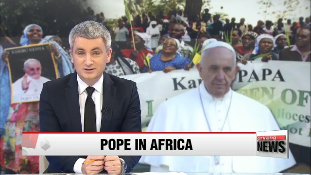 Pope Francis arrives in Kenya for five-day, three-nation African tour
