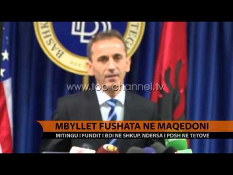 Maqedoni, mbyllet fushata zgjedhore - Top Channel Albania - News - Lajme