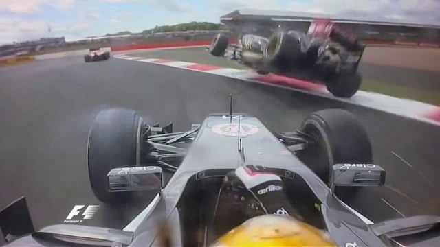 Gutierrez and Maldonado Crash in Great Britain 2014