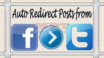 Auto Redirect Facebook Posts to Twitter |MPT|