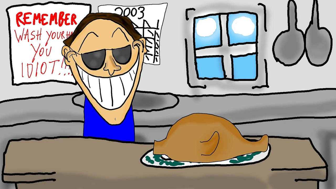 Happy Thanksgiving cartoon by Erica Crooks