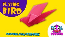 How to Make Origami Paper Folding - Easy Make Fly Paper Bird Video 13