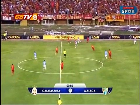 FUTBOL | Opel Dostluk Maçı: Galatasaray 3 3 Malaga CF