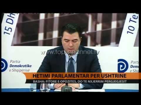 Hetimi për Ushtrinë, Basha: Do nxjerrim përgjegjësit - Top Channel Albania - News - Lajme