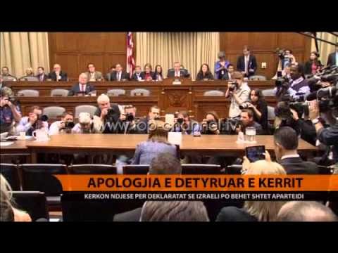 Aparteidi izraelit, Kerry kërkon falje - Top Channel Albania - News - Lajme