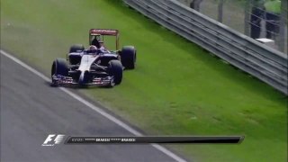 Kvyat Brake Failure in Italy 2014