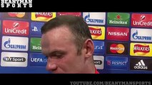 Manchester United 0-0 PSV Eindhoven - Wayne Rooney Post Match Interview
