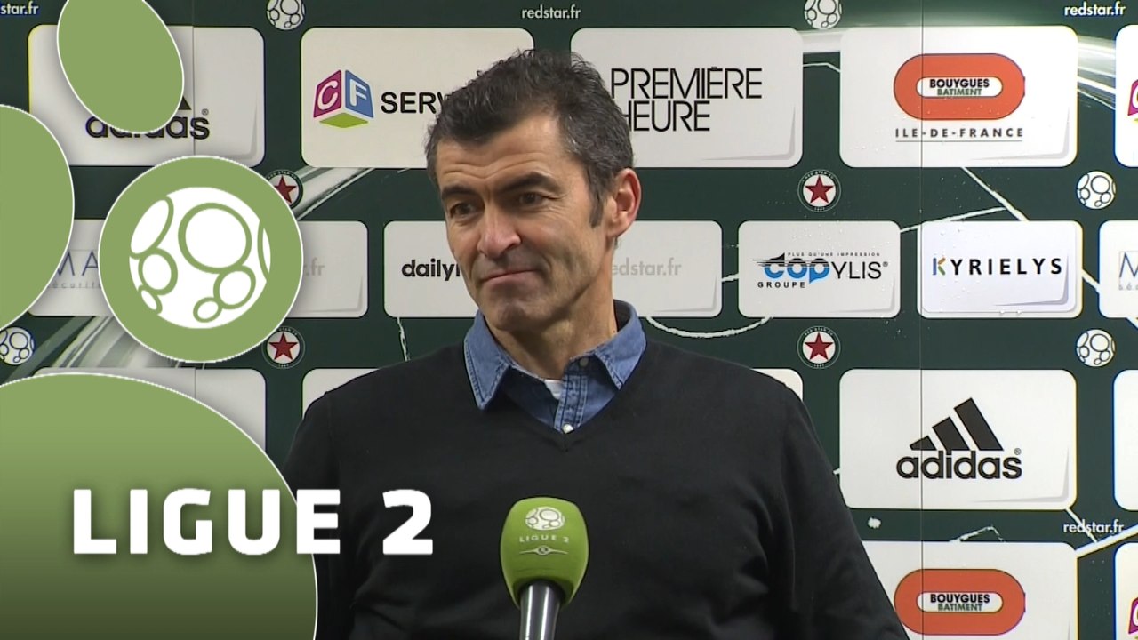 Conférence de presse Red Star  F.C - AC Ajaccio (1-1) : Rui ALMEIDA (RED) - Olivier PANTALONI (ACA) - 2015/2016