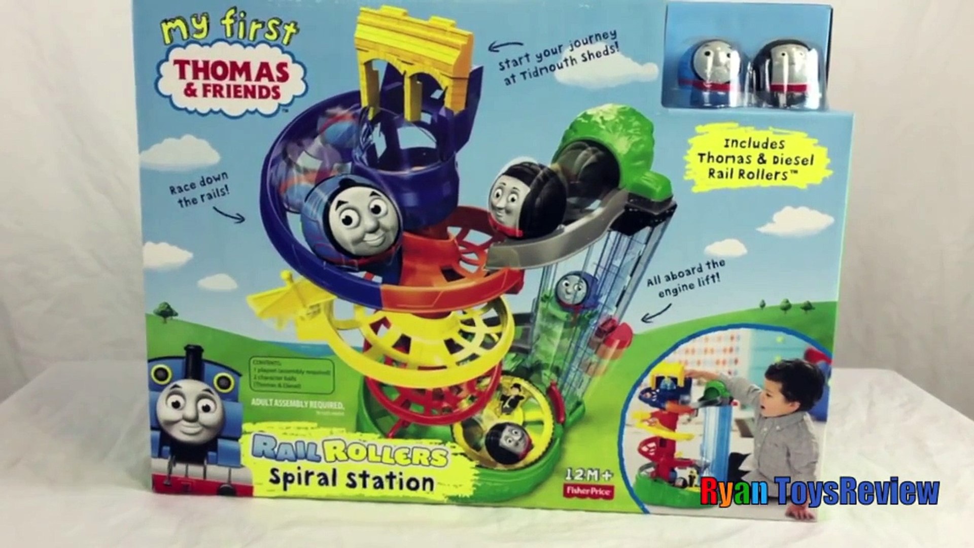 thomas and friends rail rollers spiral station