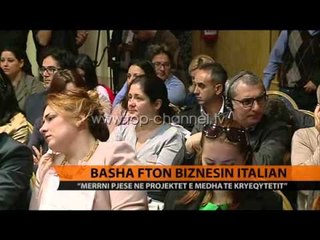 Tải video: Basha fton biznesin italian - Top Channel Albania - News - Lajme