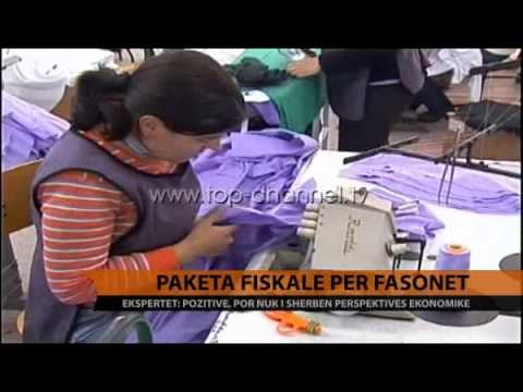 Paketa fiskale për fasonët - Top Channel Albania - News - Lajme