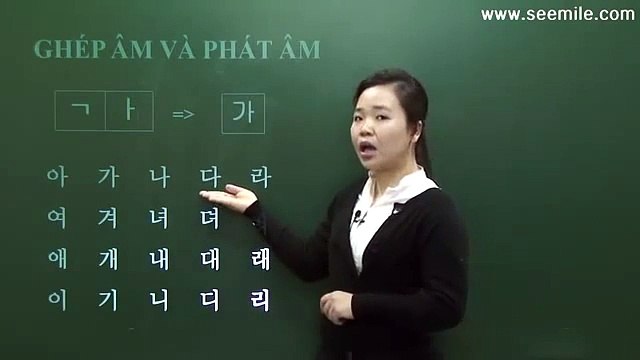 Hoc Tieng Han Quoc - Nhap Mon - Bai 02 ( Phu Am Trong Tieng Han )