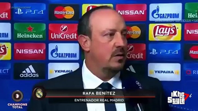 Real Madrid vs Shakhtar Donetsk 4-3 Entrevista a Rafa Benítez 'Me quedo con lo positivo'' 2015