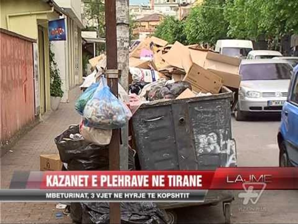 Shqetësimi i kryeqytetit nga koshat e plehrave - News, Lajme - Vizion Plus