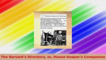 The Servants Directory or Housekeepers Companion Read Online