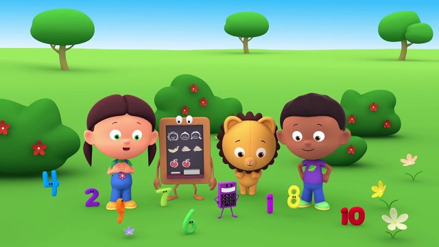Развивающий мультик Считаем с Полой цифры для детей. Учимся считать до 3. Соревнования в н