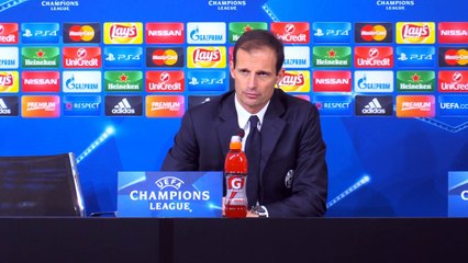 Groupe D - Allegri : "Merci aux joueurs pour ce cadeau"