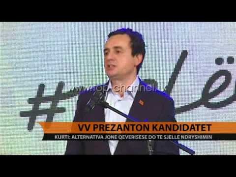 VV prezanton kandidatët - Top Channel Albania - News - Lajme