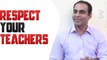 Respect Your Teachers  | Qasim Ali Shah | Urdu/Hindi | WaqasNasir