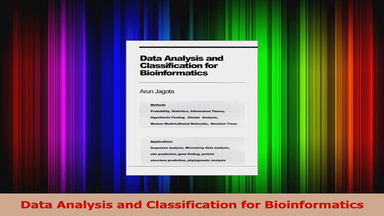 Data Analysis and Classification for Bioinformatics Download