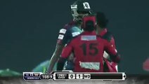 Mohammad Shahid and Al-Amin Hossain Fight In Bangladesh Premier League 2015