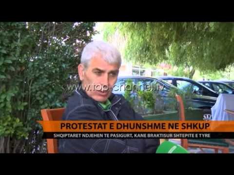 Protesta të dhunshme në Shkup - Top Channel Albania - News - Lajme