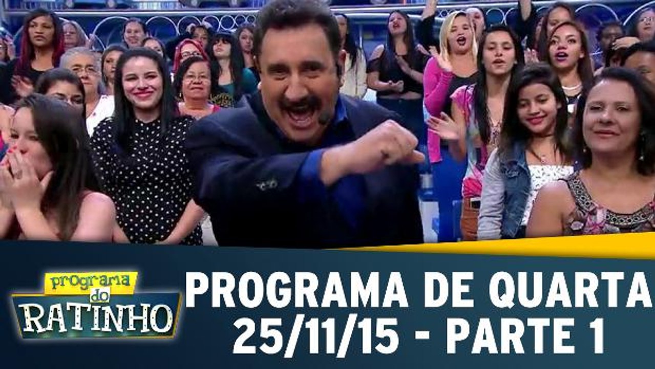 Programa do Ratinho 25.11.15 - Quarta - Parte 1