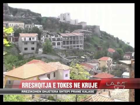 Rrëshqitja e tokës në Krujë, rrezikohen dhjetëra shtëpi - News, Lajme - Vizion Plus