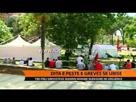 Dita e pestë e grevës së urisë - Top Channel Albania - News - Lajme