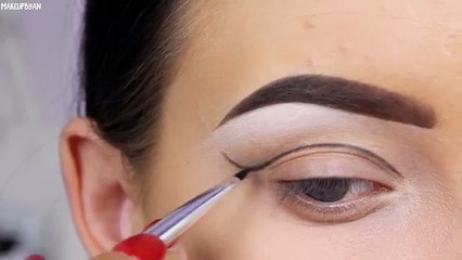 Dusty Rose cut crease & Glitter wing - MAKEUPBYAN