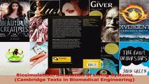 Download  Biosimulation Simulation of Living Systems Cambridge Texts in Biomedical Engineering PDF Free