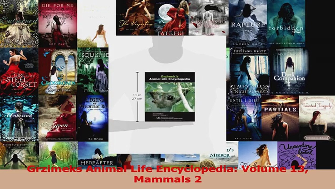 Read  Grzimeks Animal Life Encyclopedia Volume 13 Mammals 2 Ebook Free