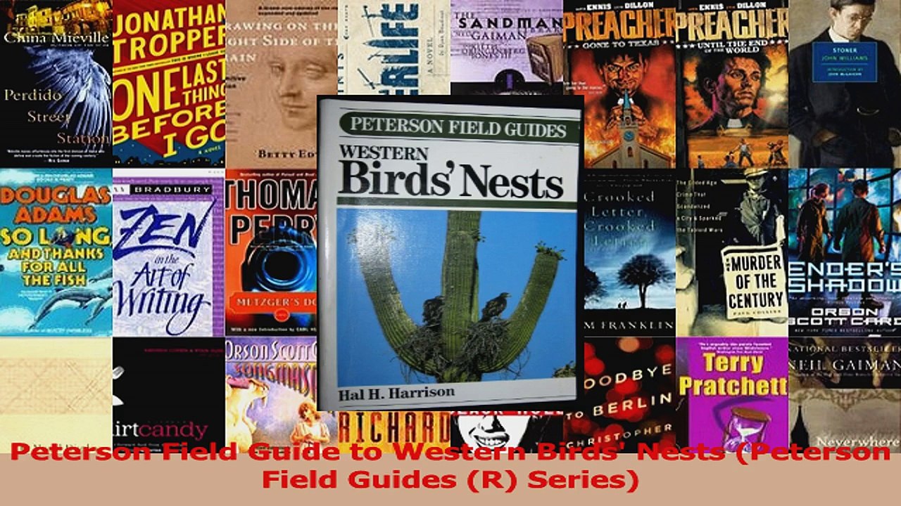 Read  Peterson Field Guide to Western Birds Nests Peterson Field Guides R Series PDF Free