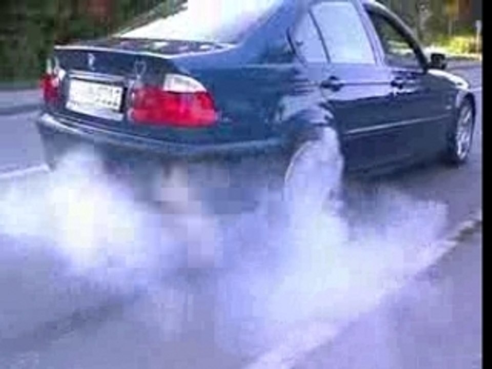 Bmw 330d burnout