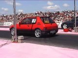 Peugeot 205 Gti(tct?) Vs Ford Escort  Cosworth