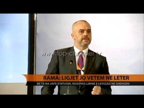 Rama: Ligjet, jo vetëm në letër - Top Channel Albania - News - Lajme