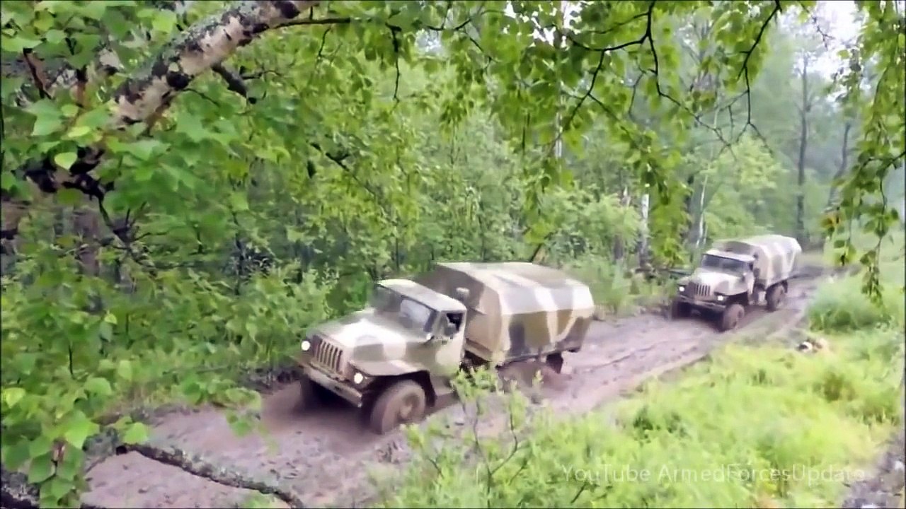 SUPER POWERFUL Russian military off road 4WD Trucks