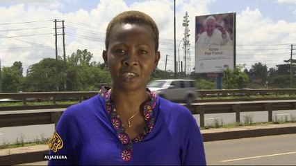 Pope Francis in Kenya for first leg of African tour