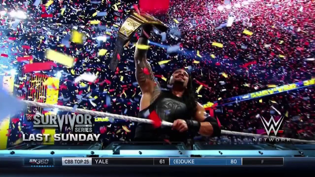 Roman Reigns Entry - WWE Smackdown 27 November 2015