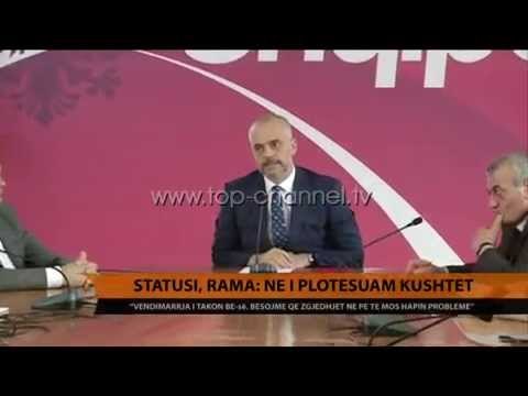 Rama: Ne i plotësuam kushtet - Top Channel Albania - News - Lajme