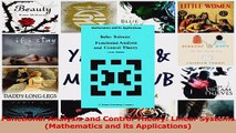 PDF Download  Functional Analysis and Control Theory Linear Systems Mathematics and its Applications Read Full Ebook