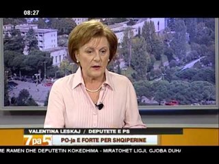 "KORRUPSIONI TE NDESHKOHET" LESKAJ NE EMISIONIN "7 PA 5","ISH ZYRTARET TANI PO PERDOREN" LAJM