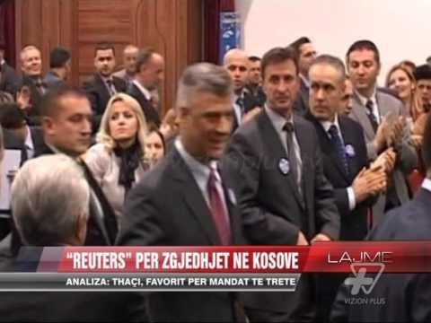 Reuters : Thaçi favorit për mandat të tretë - News, Lajme - Vizion Plus